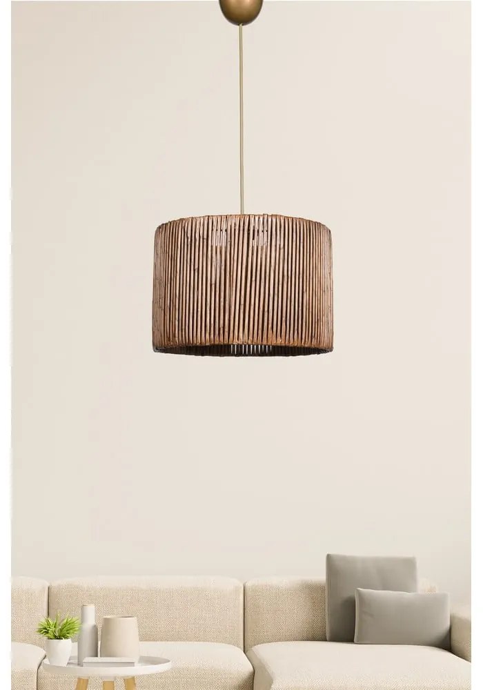 Béžové závesné svietidlo ø 30 cm Pierro – Opviq lights