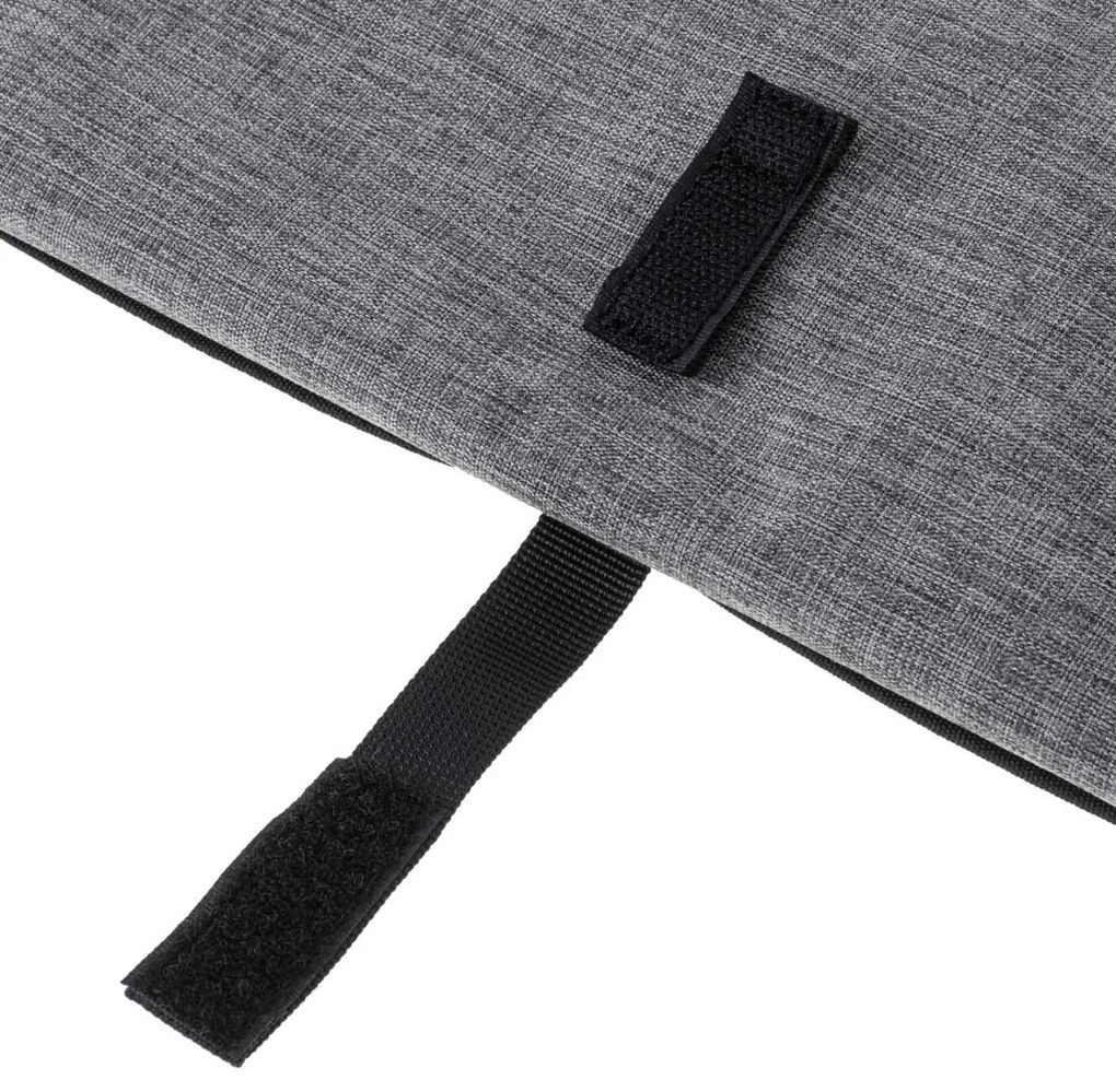 KIK Detská prebaľovacia cestovná podložka konvertibilná prebaľovacia taška sivá