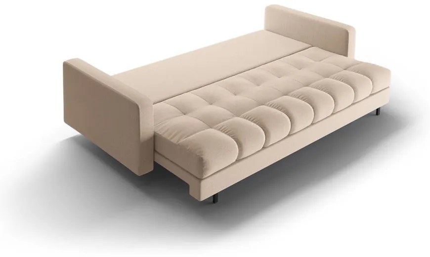 Béžová rozkladacia/s úložným priestorom pohovka 222 cm Bali – Cosmopolitan Design