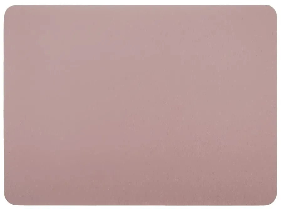 Ružové prestieranie z imitácie kože ZicZac Togo, 33 x 45 cm