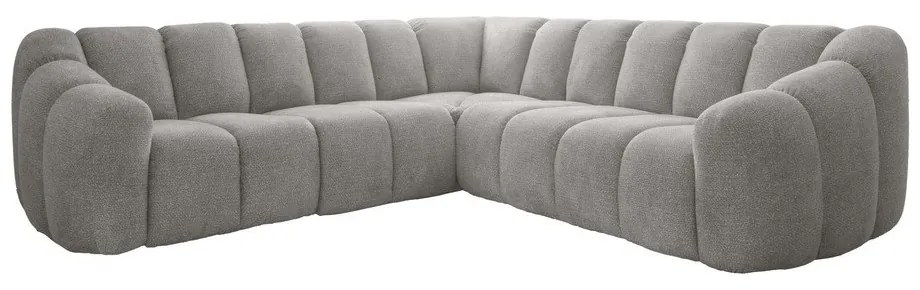 Svetlosivá rohová pohovka Shell – Miuform