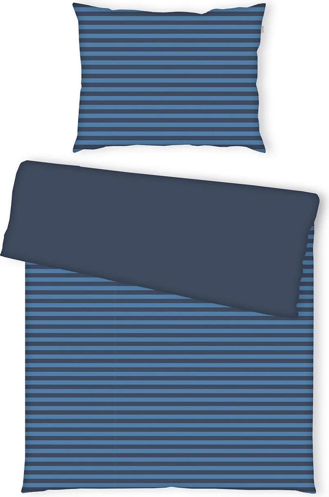 XXXLutz POSTEĽNÁ BIELIZEŇ, modrá, 140/200 cm Tom Tailor - Online Only bytové doplnky - 003463079103