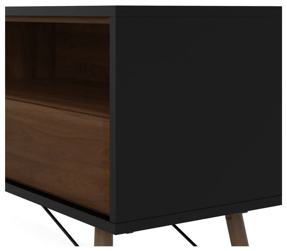 Čierny TV stolík Tvilum Ry