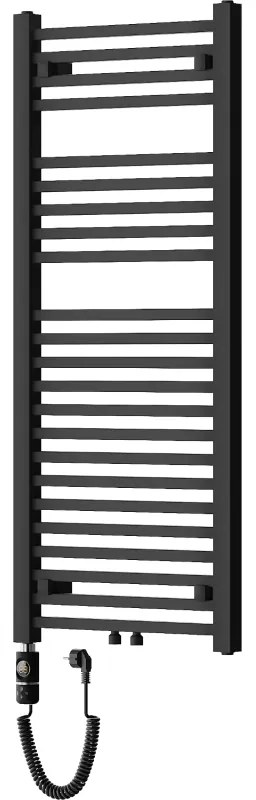 Mexen Pluton, elektrické vykurovacie teleso 1200x500 mm + vykurovacia tyč 600 W, čierna, W106-1200-500-2600-70