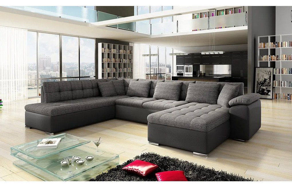 Rohová sedačka Tony s funkciou spania, Dostupné poťahy: Nazar 225.02, Strana: Ľavá - U