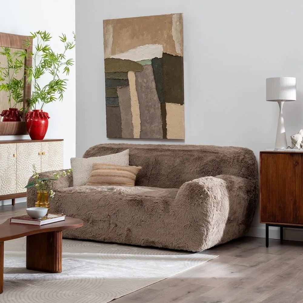 Hnedá pohovka 185 cm Teddy – Ixia