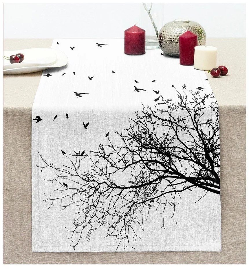 Behúň na stôl 40x130 cm Black Tree – Mila Home
