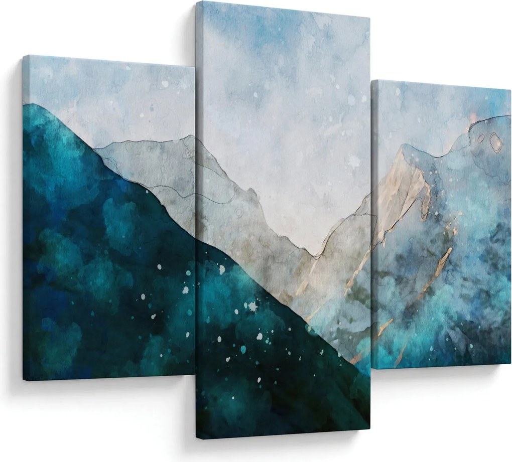 Obraz - Kresba hôr (90x60 cm)