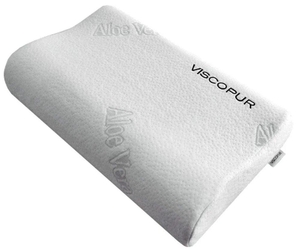 VISCOPUR Anatomický vankúš VISCOPUR® COOL GEL s gélovou vrstvou profilovaný - 30x50 cm