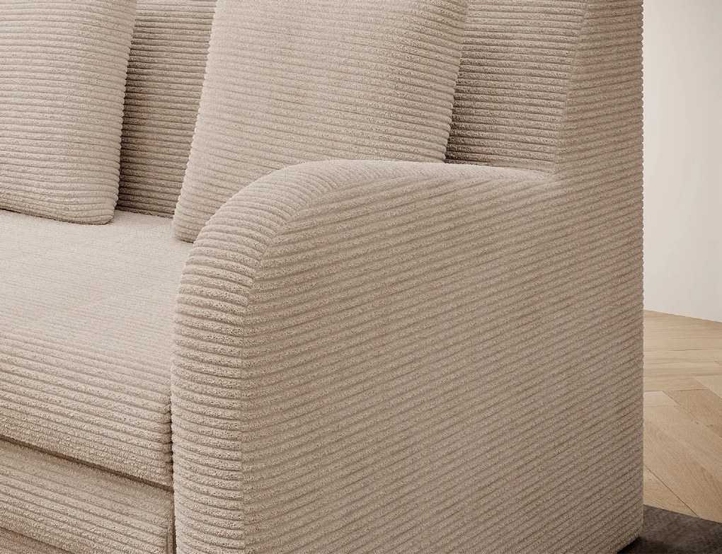 Béžová 2 miestna pohovka ARIO JARELL, rozkladacia