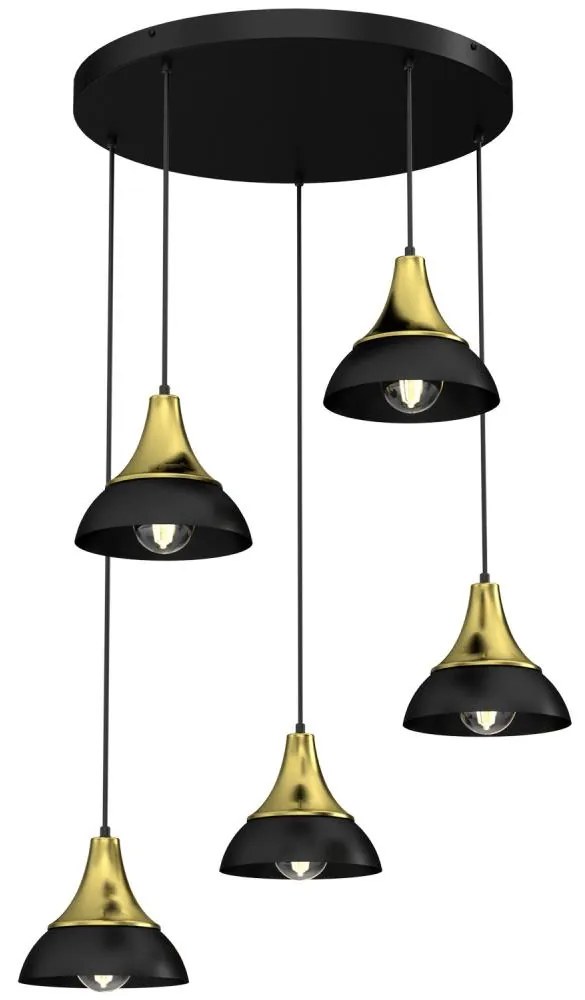 Luster na lanku NERGIS 5xE27/60W/230V