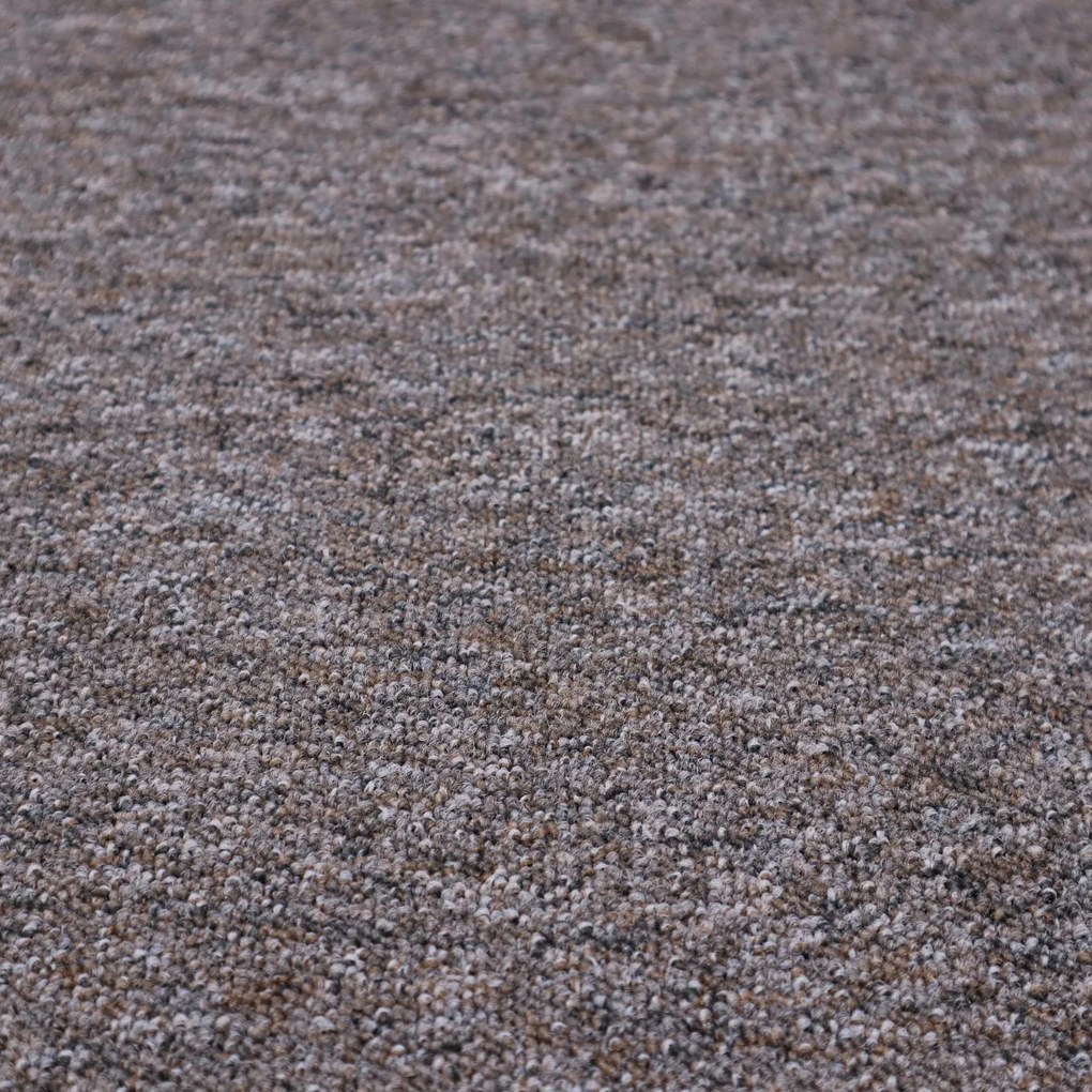 Condor Carpets, Metrážny koberec Classica 192, záťažový, na mieru, šíře 4m,5m, hnedá, ab (mriežka), chodba / predsieň