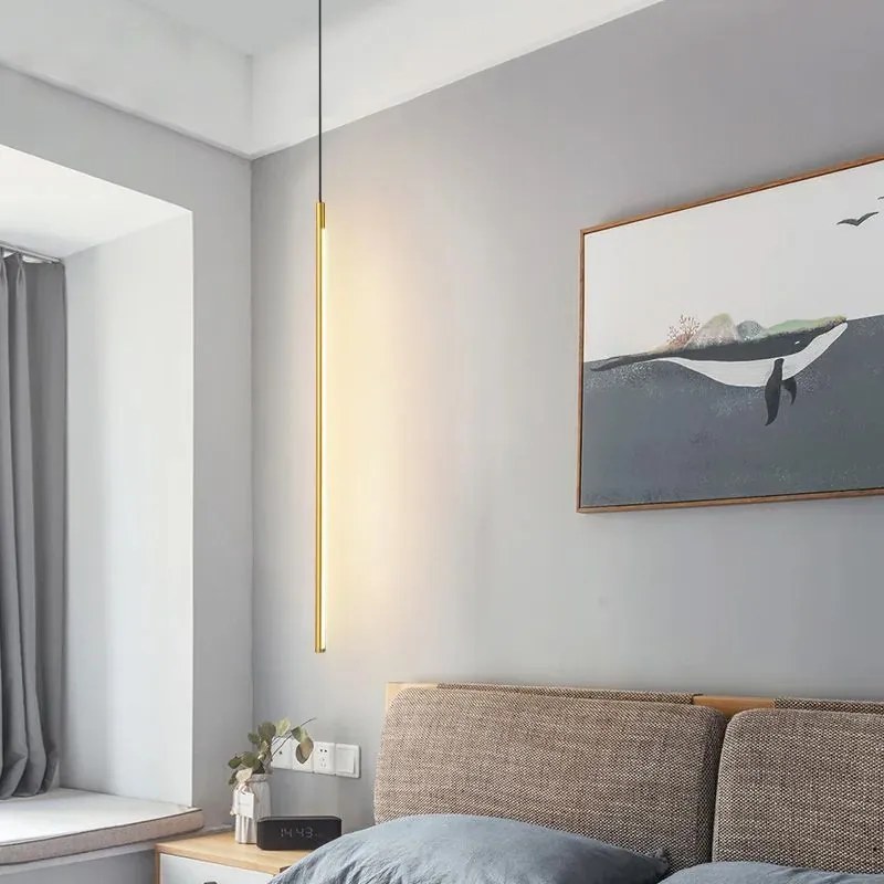 Toolight Toolight, LED stropné svietidlo 100cm, 13W, 4000K, APP1414-C, zlatá lesklá, OSW-00966