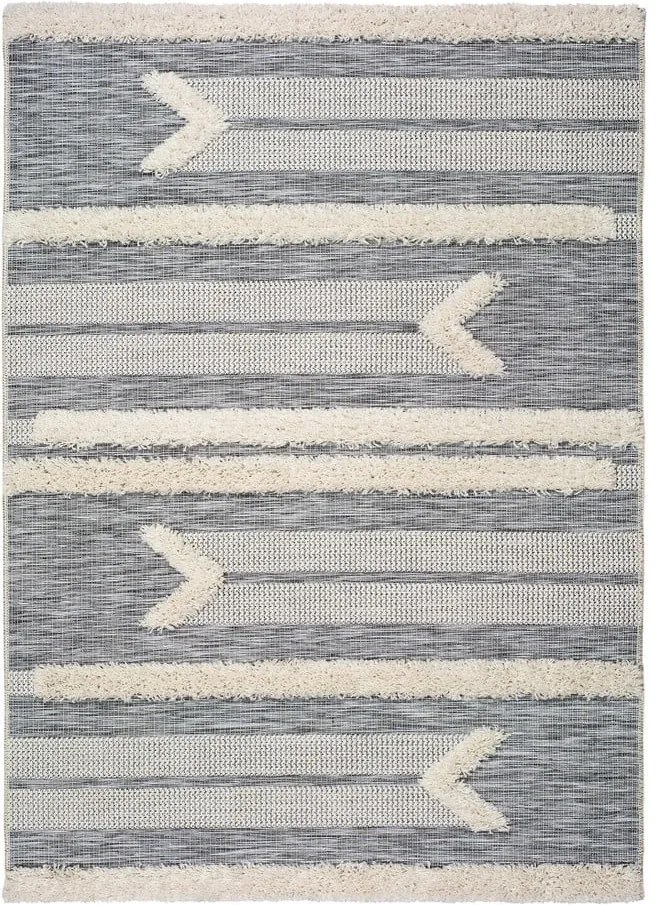 Sivo-biely koberec Universal Cheroky, 115 × 170 cm