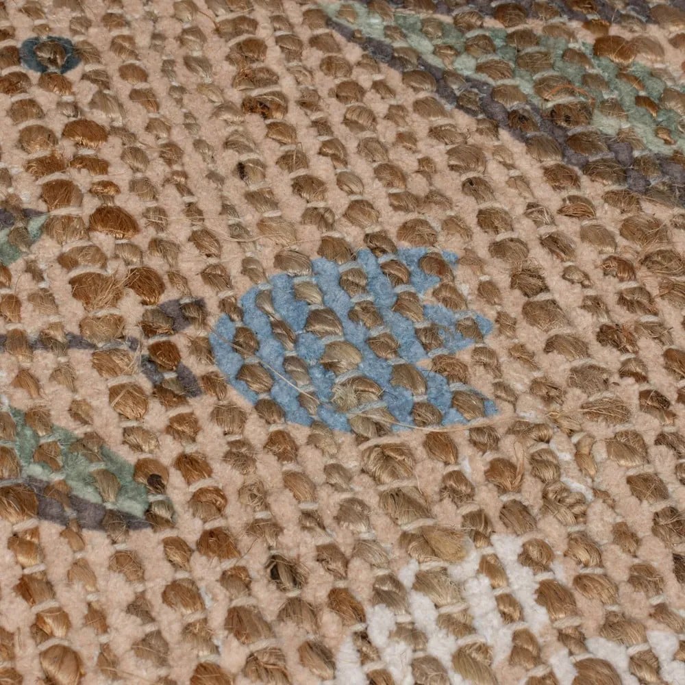 Ručne tkaný behúň s prímesou juty v prírodnej farbe 60x230 cm Arriana – Flair Rugs