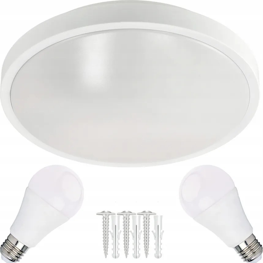 ECOLIGHT LED stropné svietidlo 2x E27 + 2x žiarovka Philips E27 10W 1055lm
