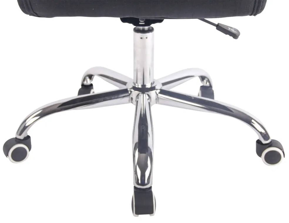 Kancelárska stolička Deli - látka - Čierna