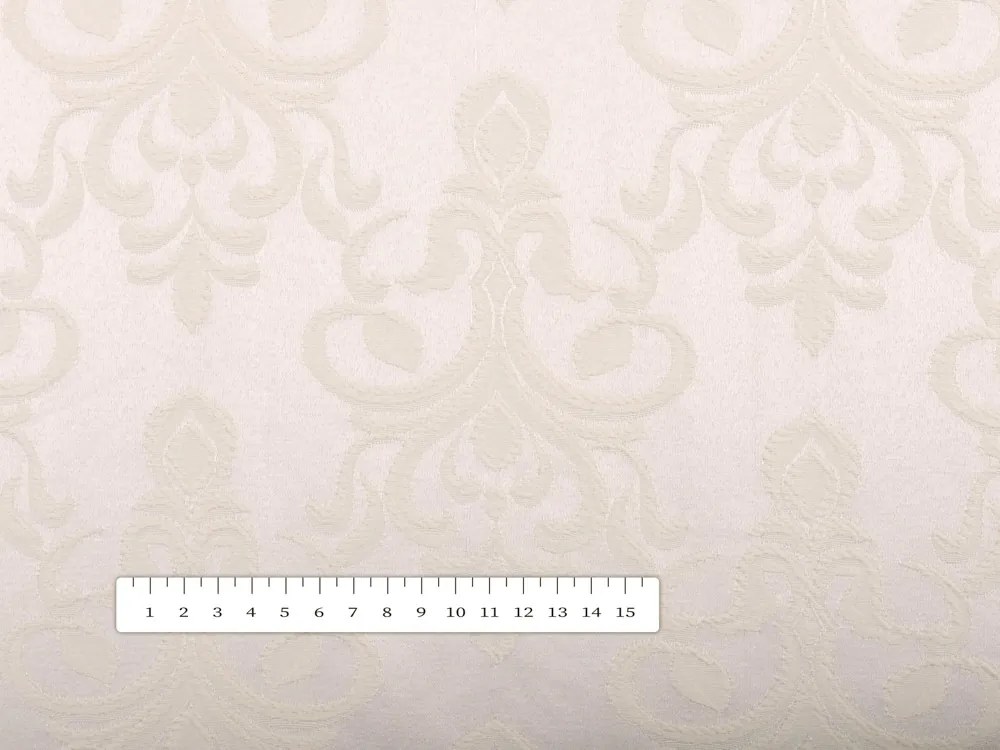Biante Dekoračný behúň na stôl PM-077 Zámocký vzor na krémovo béžovom 35x140 cm