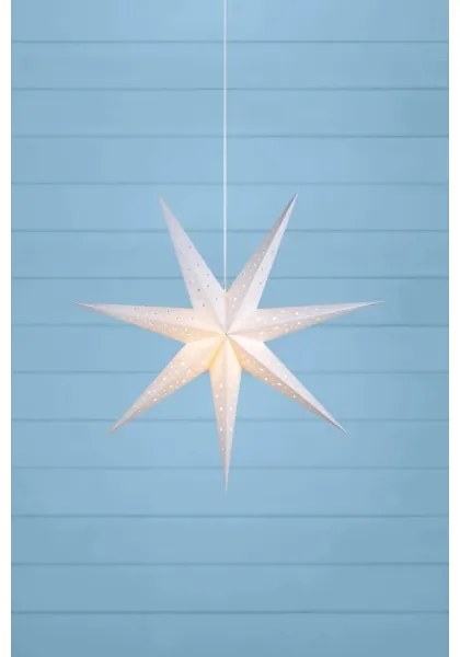 Markslöjd 703876 - Vianočná dekorácia SOLVALLA 1xE14/25W/230V pr. 75 cm biela