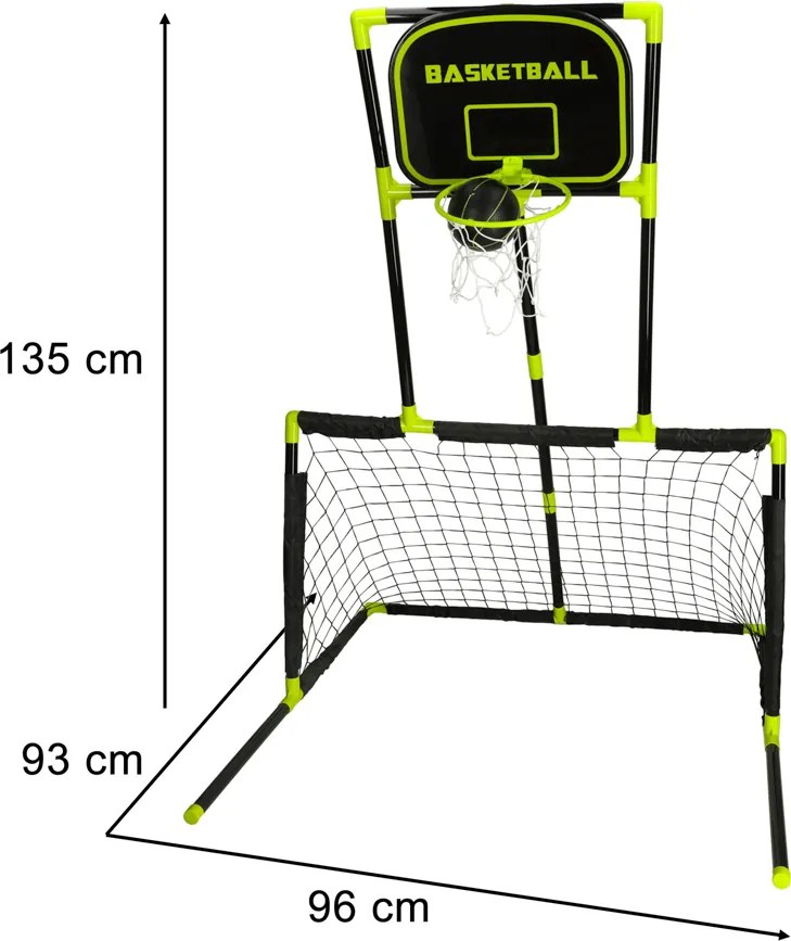 KIK Športová súprava 6v1 pre deti – futbal, basketbal, hokej, rugby a streľba na cieľ