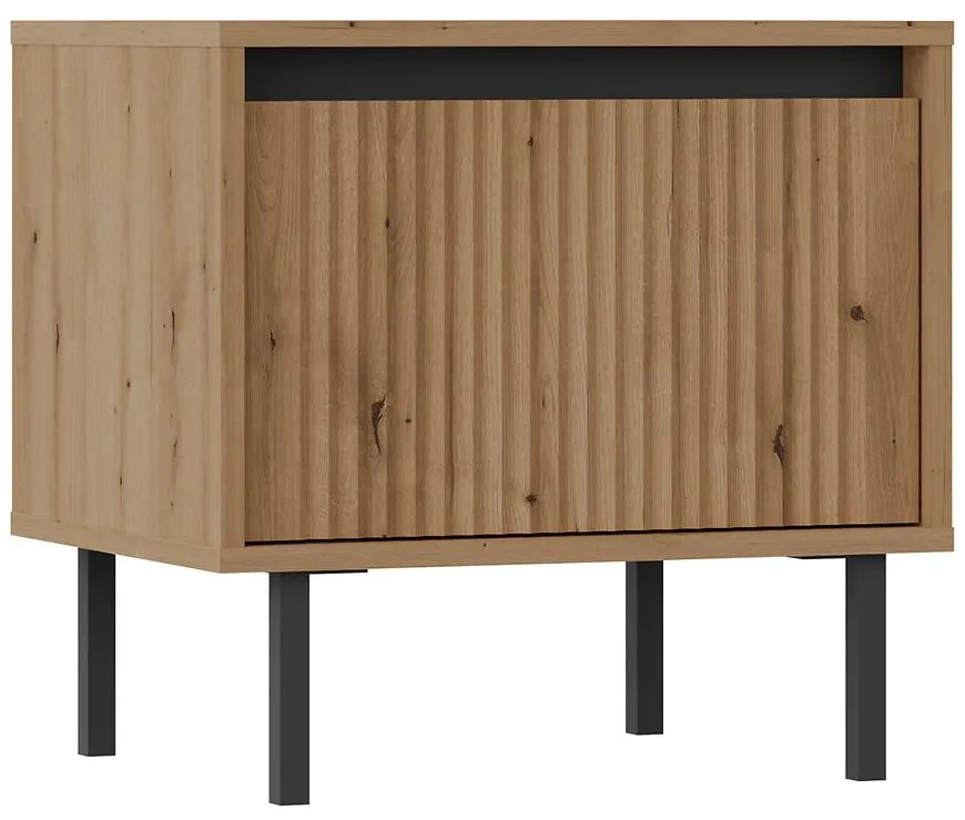 Nočný stolík Osaka 801 1S dub evoke