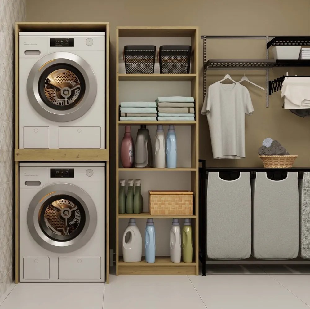 Stojan na pračku a sušičku POLA dub artisan