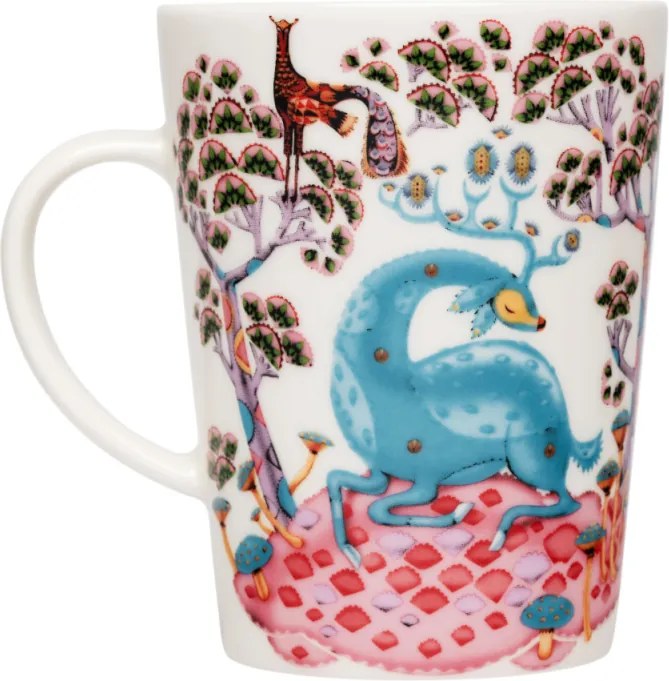 Hrnček Satumetsä 0,4l, ružovo-modrý