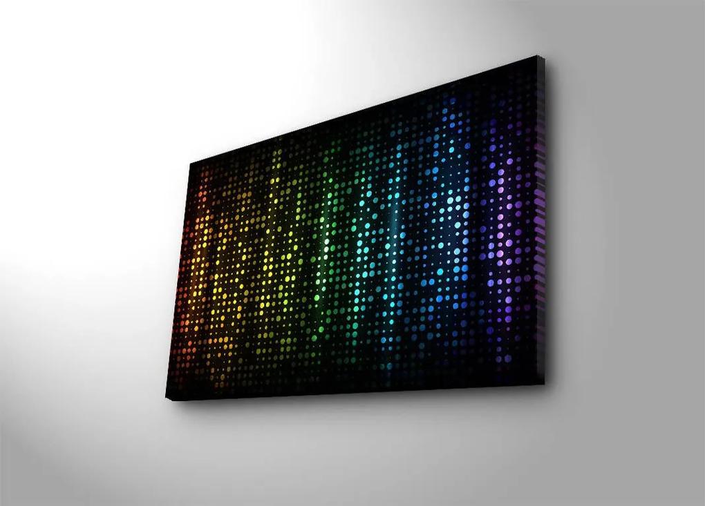 Obraz s led osvetlením Colours 70x45 cm