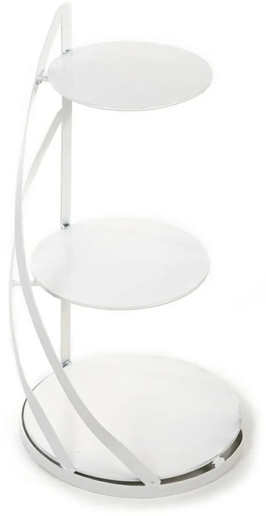 Kovový servírovací podnos Nowell White, 38x60 cm