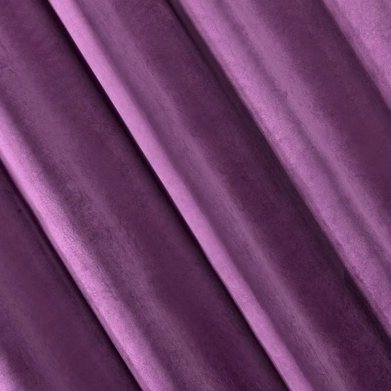 Fialový zatemňovací záves na krúžkoch VILLA 140x250 cm