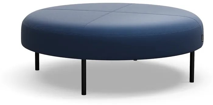 Taburet na nožičkách VARIETY, Ø 1200 mm, látka Pod CS, námornícka modrá