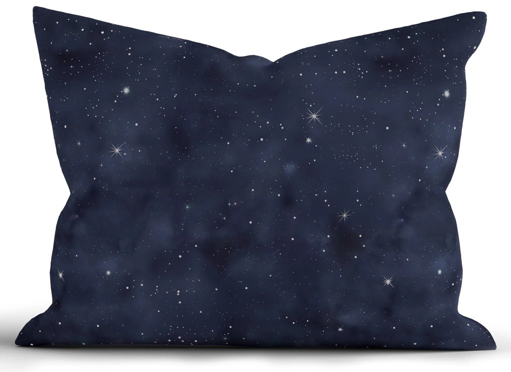 Bavlnená obliečka na vankúš Renforcé 70 × 90 cm - Hviezdna obloha