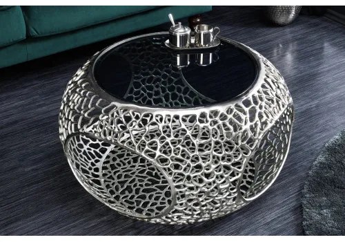 Konferenčný stôl Spin 44147 Ø75cm Aluminium Silver  - Komfort-nábytok