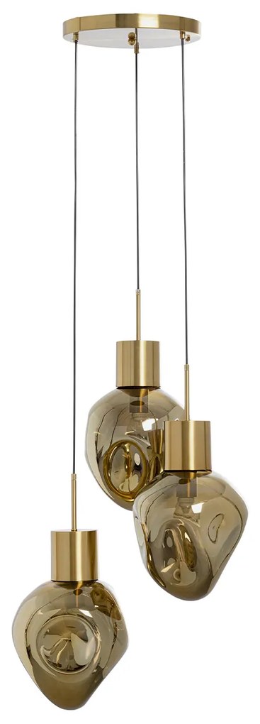 Amber Tre visiaca lampa jantárová