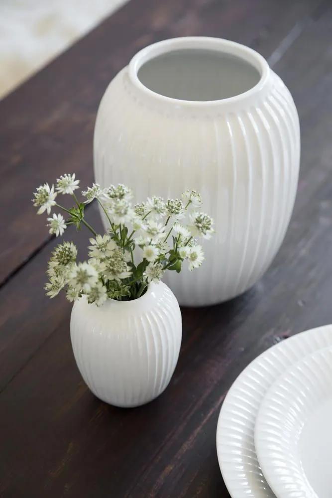 KÄHLER Keramická váza Hammershøi White 20 cm