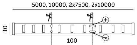 LED RGB Stmievateľný pásik LED/12,5W/230V 5 m + diaľkové ovládanie