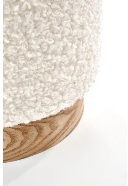 SADA 2x Taburet CANCUN pr. 31/38 cm biela/hnedá