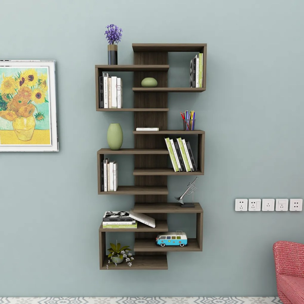 Knižnica Lotus Walnut