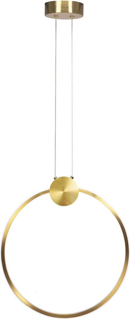 Toolight Toolight, LED stropné svietidlo 40cm 17W 4000K APP1397-CP, zlatá matná, OSW-00955