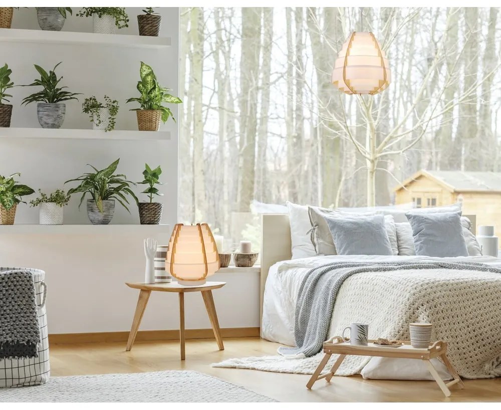 Biele závesné svietidlo Nagoja – Candellux Lighting