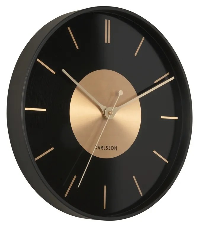 Karlsson 5918BK dizajnové nástenné hodiny 35 cm