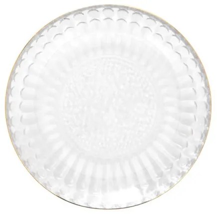 Tanier BARREL dezertný, ozdobný so zlatým okrajom SS23 848761