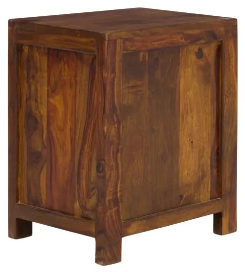 furniture-nabytek.cz - Masívny nočný stolík Palison z palisandru, lakovaný, hnedý