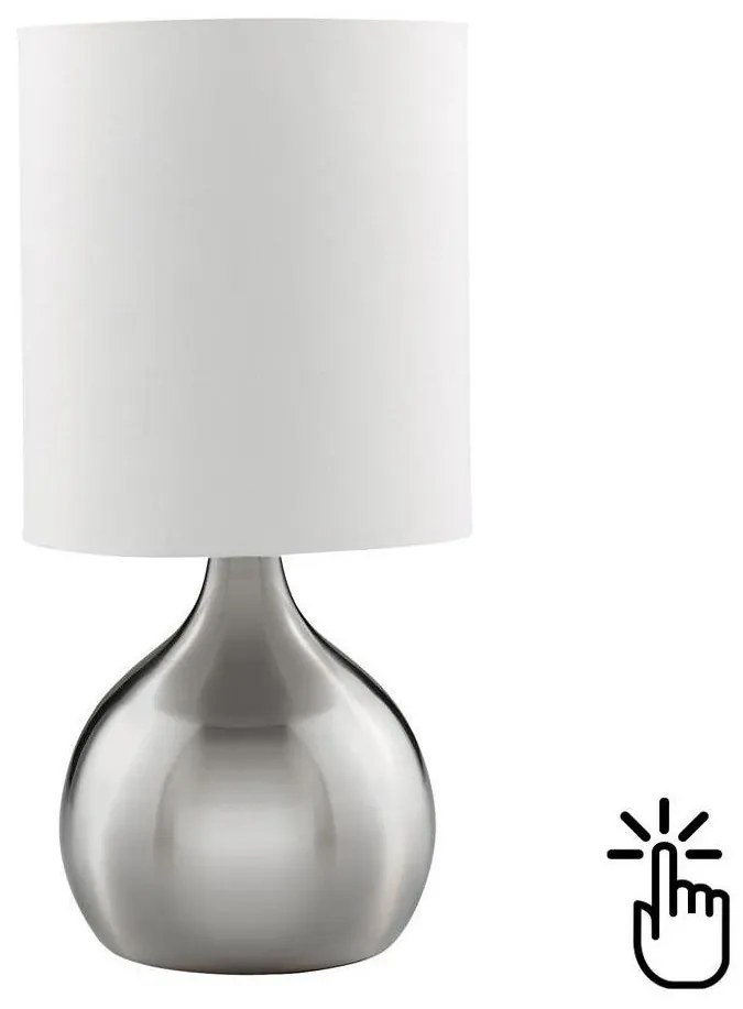 Searchlight EU3923SS - Stolná lampa TOUCH 1xE14/40W/230V EU3923SS