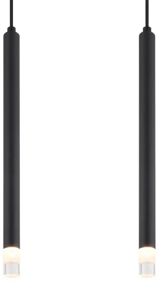 Globo 15629-4 - Luster na lanku BLAKE 4xG9/4W/230V čierna