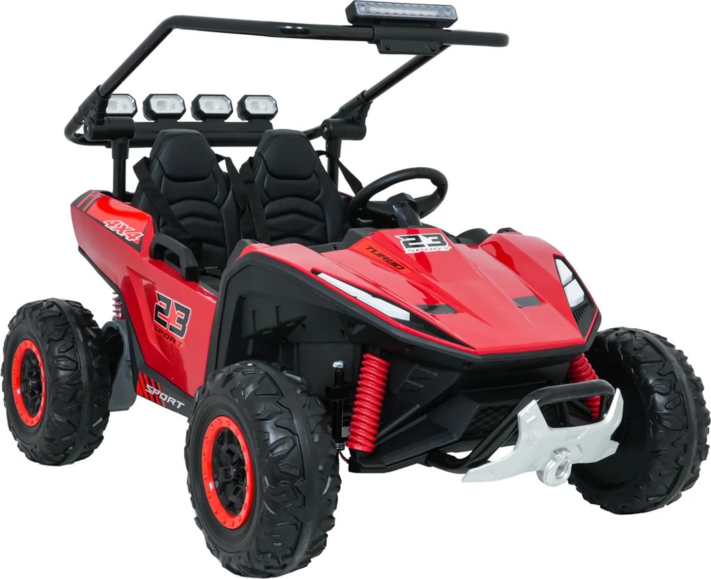 Ramiz Elektrická bugina TURBO 23 pre deti červená