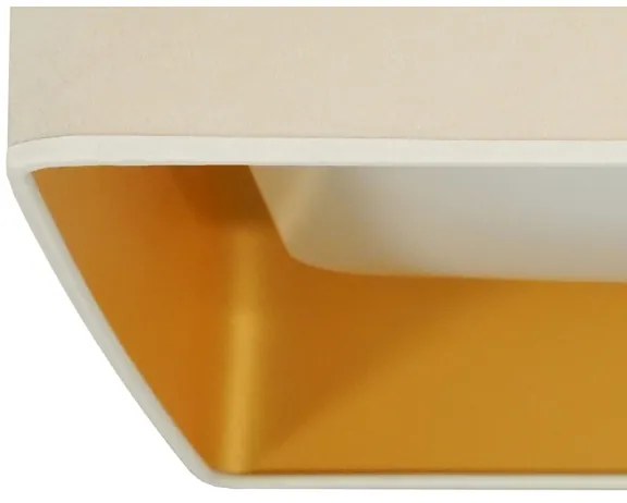 Brilagi-LED Stmievateľné svietidlo VELVET SQUARE LED/36W/230V Wi-Fi Tuya + diaľkový ovládač krémové