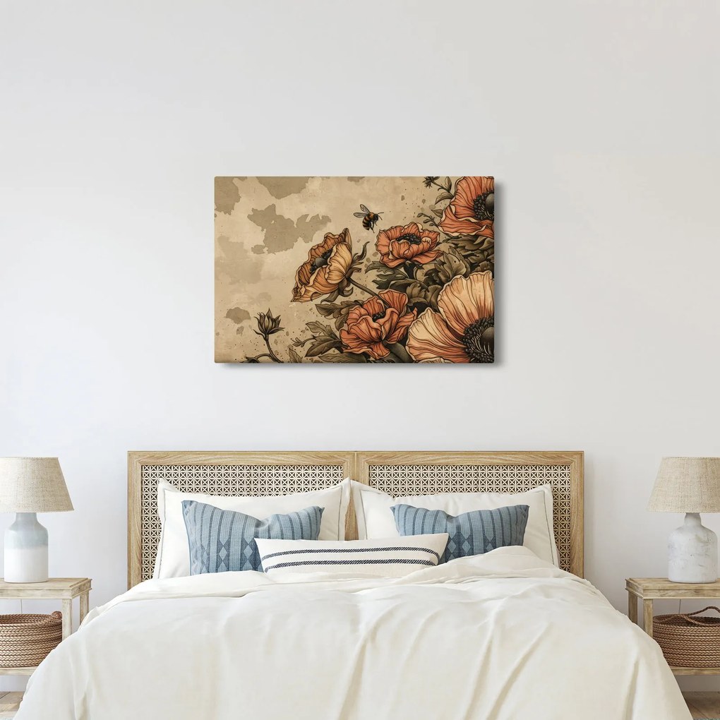 Obraz - Včelia lúka II. (90x60 cm)