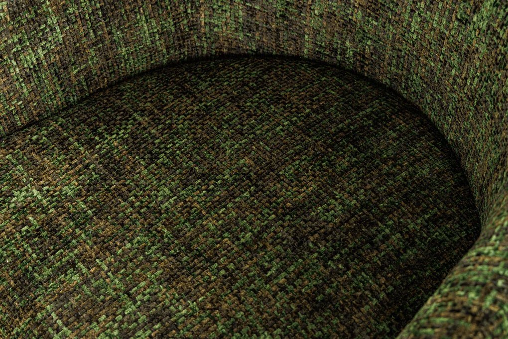 Stolička EXTRAVAGANCIA tmavozelená ženilková látka