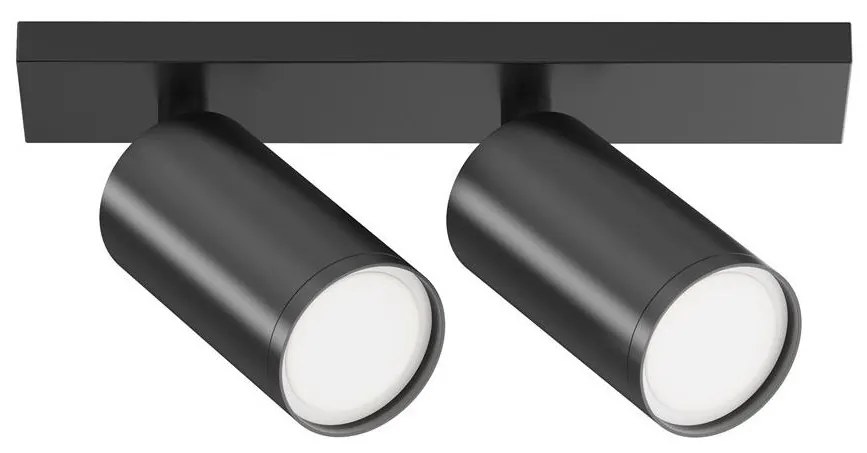 Maytoni C051CL-U-2B - Bodové svietidlo FOCUS 2xGU10/10W/230V čierna